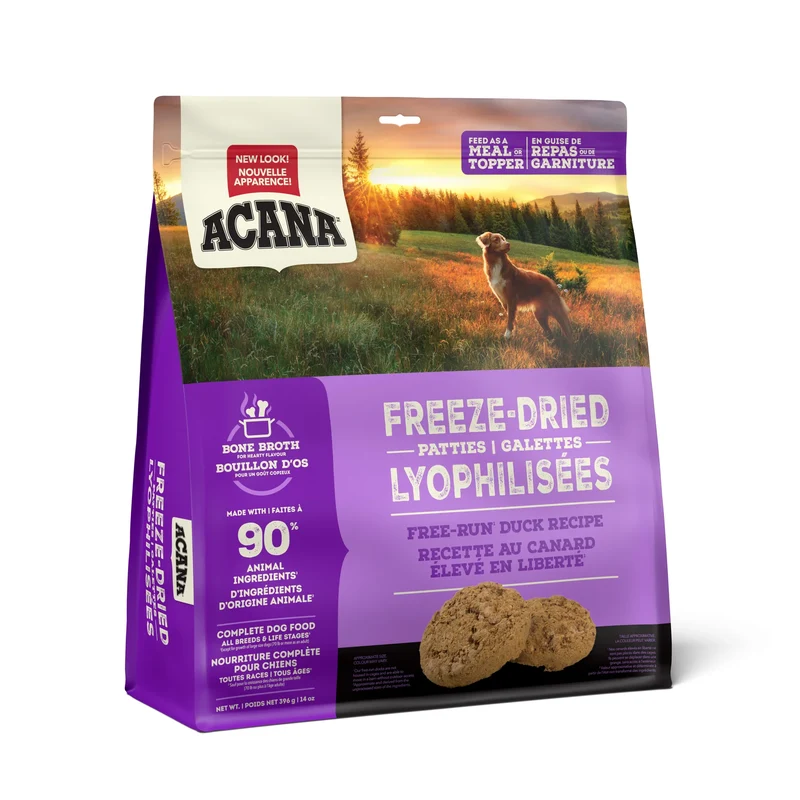 ACANA Galettes lyophilisés, Recette au canard - 397gr