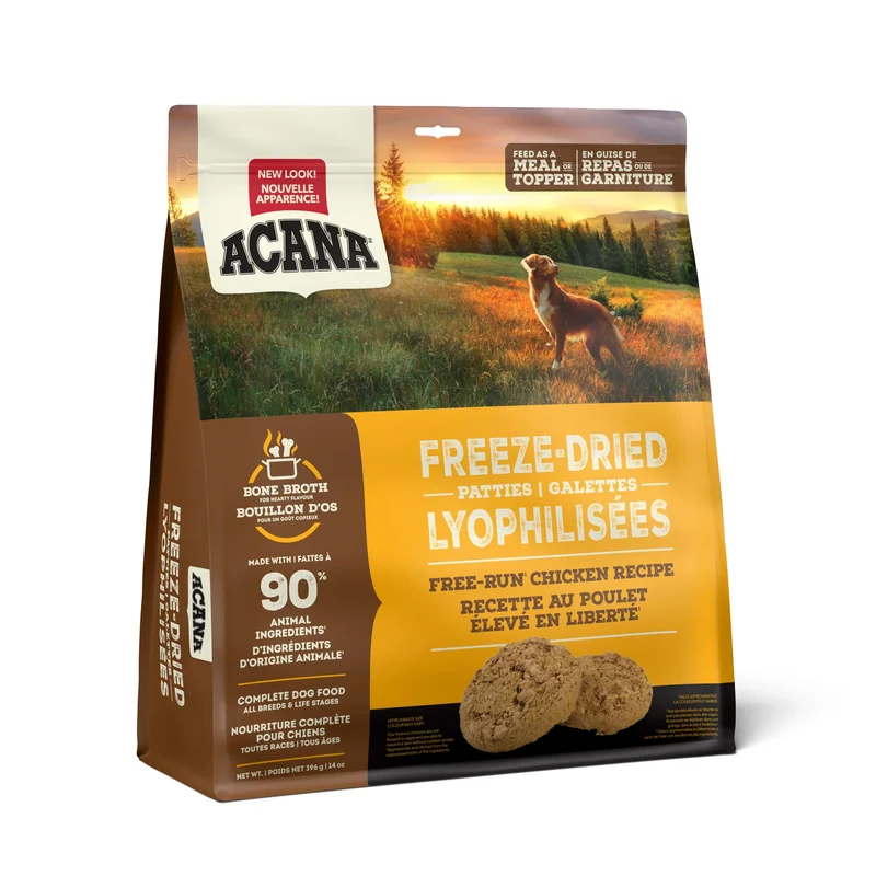 ACANA Galettes lyophilisés, Recette au poulet élevé en liberté - 397gr