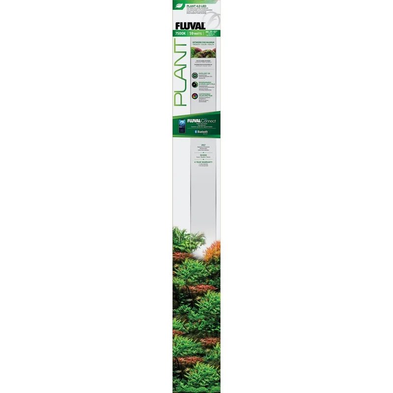 Rampe d’éclairage à DEL Plant 4.0 Fluval - 59 W - 117-155 cm (46,25-61 po)
