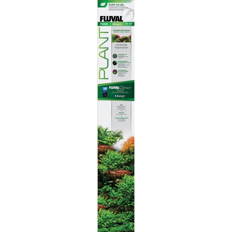 Rampe d’éclairage à DEL Plant 4.0 Fluval - 46 W - 88-126 cm (35-49 po)