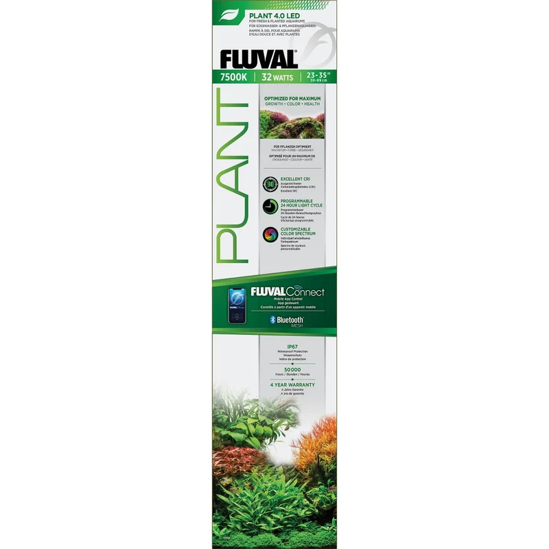 Rampe d’éclairage à DEL Plant 4.0 Fluval - 32 W - 59-89 cm (23-35 po)