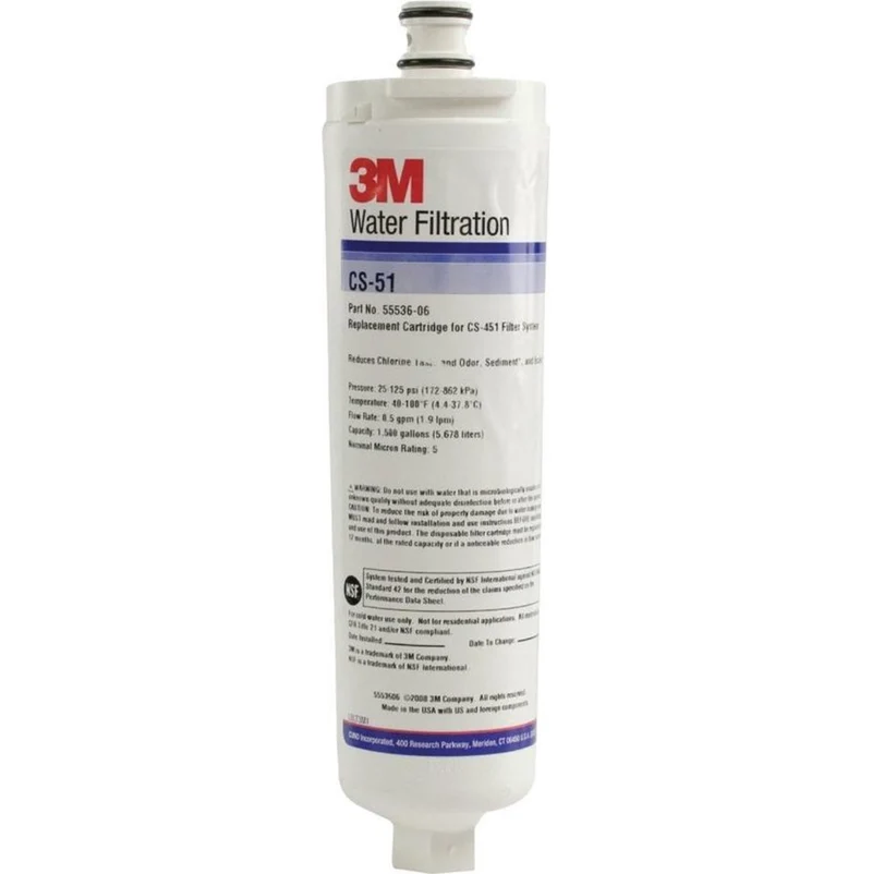 Filtre à eau 3M CS-51 pour fontaines à eau et machines à café | Filtre à eau CS-51 5553606