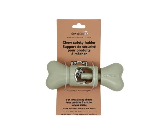 Dexypaws Support Pour Gâteries à Mâcher - Vert Sauge