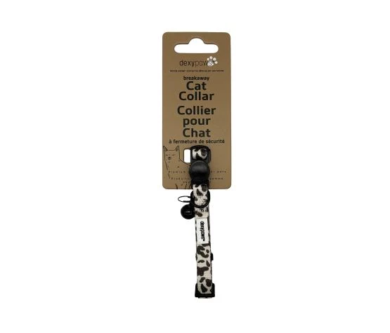 Dexypaws Collier En Polyester Pour Chat, Motifs Léopard