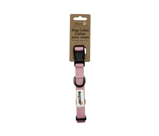 Dexypaws Collier En Polyester Pour Chien, Rose Quartz