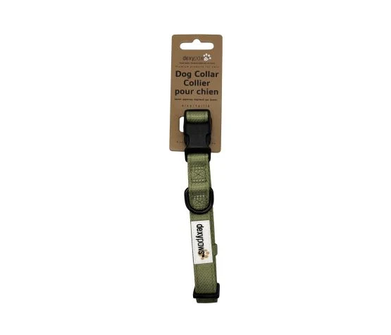 Dexypaws Collier En Polyester Pour Chien, Vert Matcha