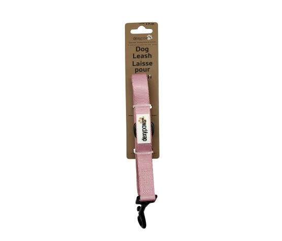 Dexypaws Laisse En Polyester Pour Chien, Rose Quartz 5'
