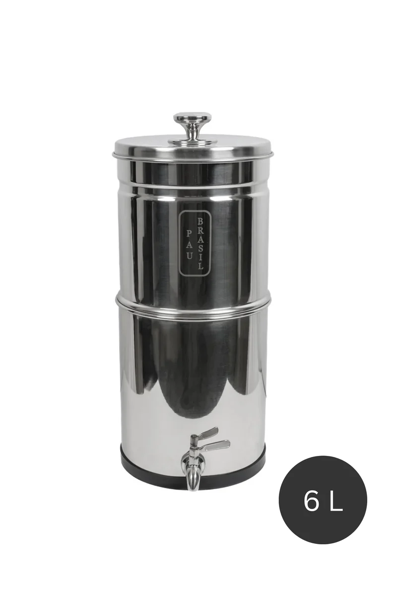 Fontaine filtrante en inox 6 Litres - STEFANI