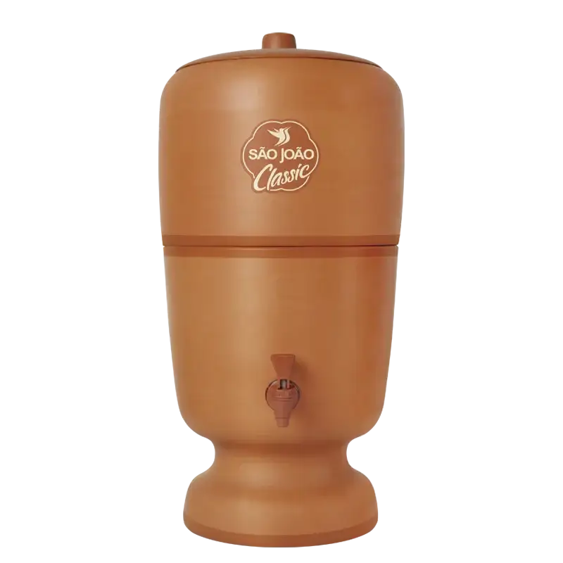 Fontaine à eau filtrante 6 litres en terre cuite – Filtre à eau Sao Joao Classic Imperméabilisé