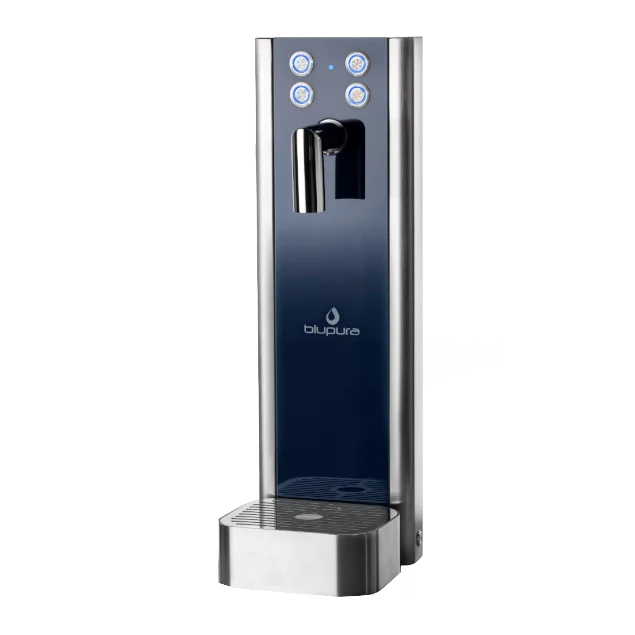 Robinet d'eau BluPura Bluglass Tower avec refroidisseur d'eau sous-comptoir Habit Box de votre choix