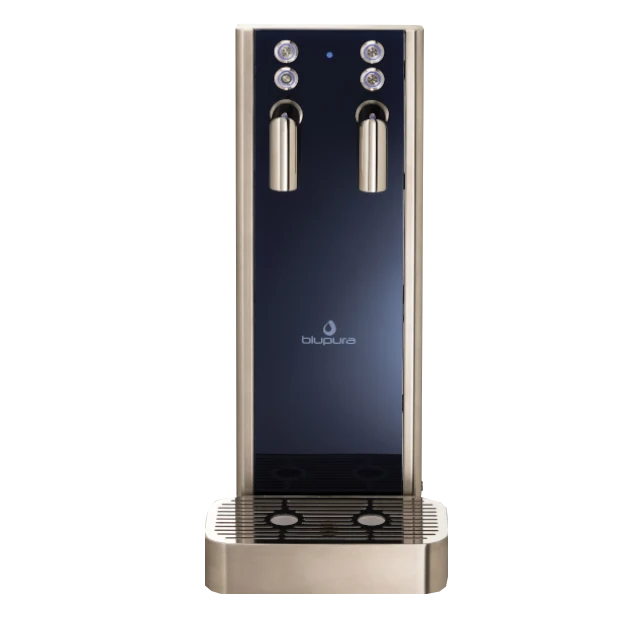 Robinet d'eau BluPura Bluglass Tower avec refroidisseur d'eau sous-comptoir Habit Box de votre choix