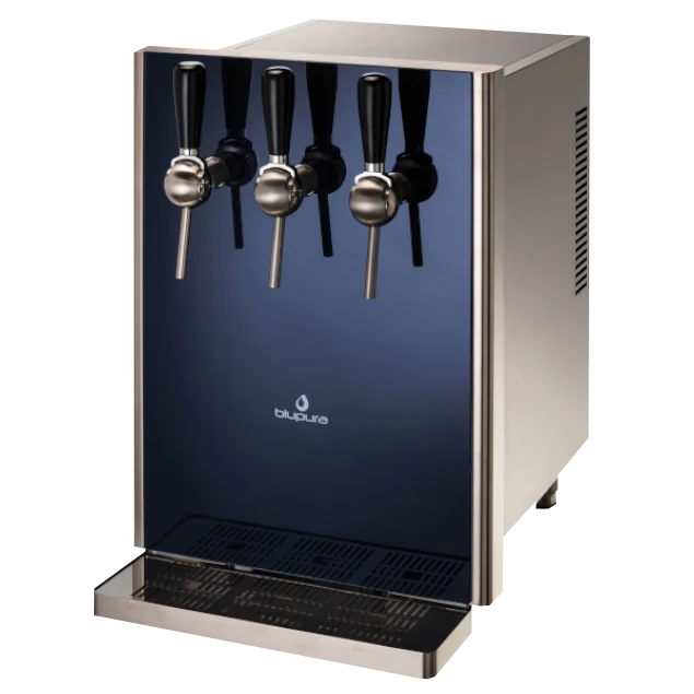 Fontaine à eau Blupura Bluglass Plus (80 litres par heure) - Fontaine à eau design de luxe avec carbonatation