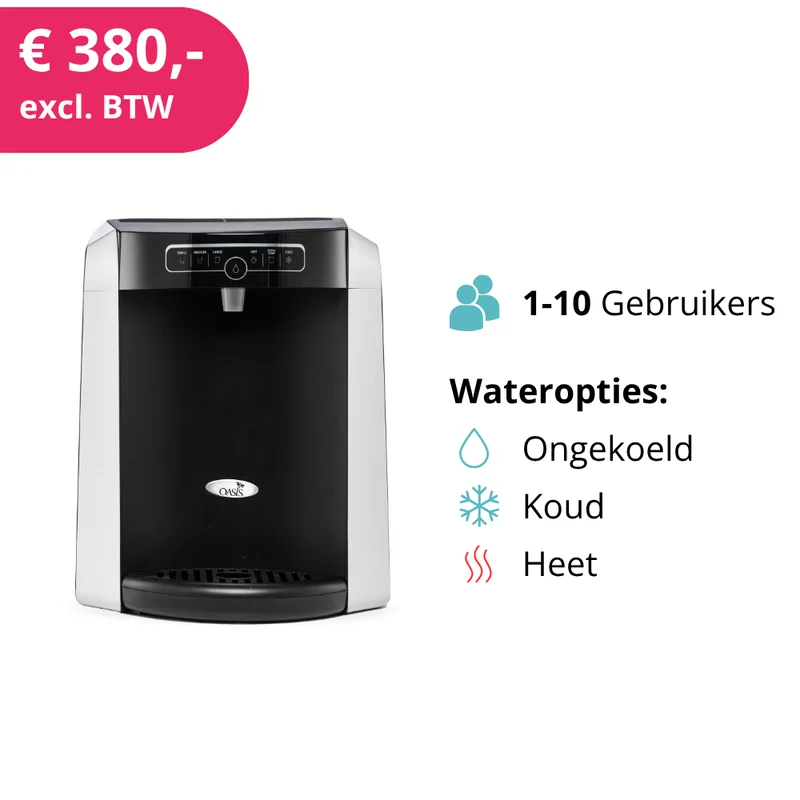 Refroidisseur d'eau de table Polaris modèle eau froide/température ambiante et eau chaude | 1 à 10 utilisateurs (5 litres/heure)
