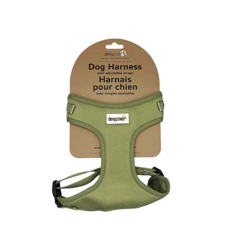Dexypaws Harnais En Néoprène Pour Chien, Vert Matcha