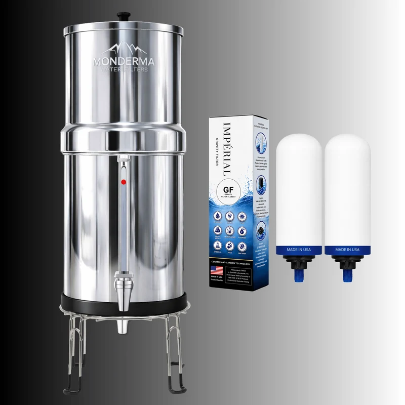 Pack Monderma Travel 5,6 L – 2 Imperial GF, base inox et robinet avec niveau