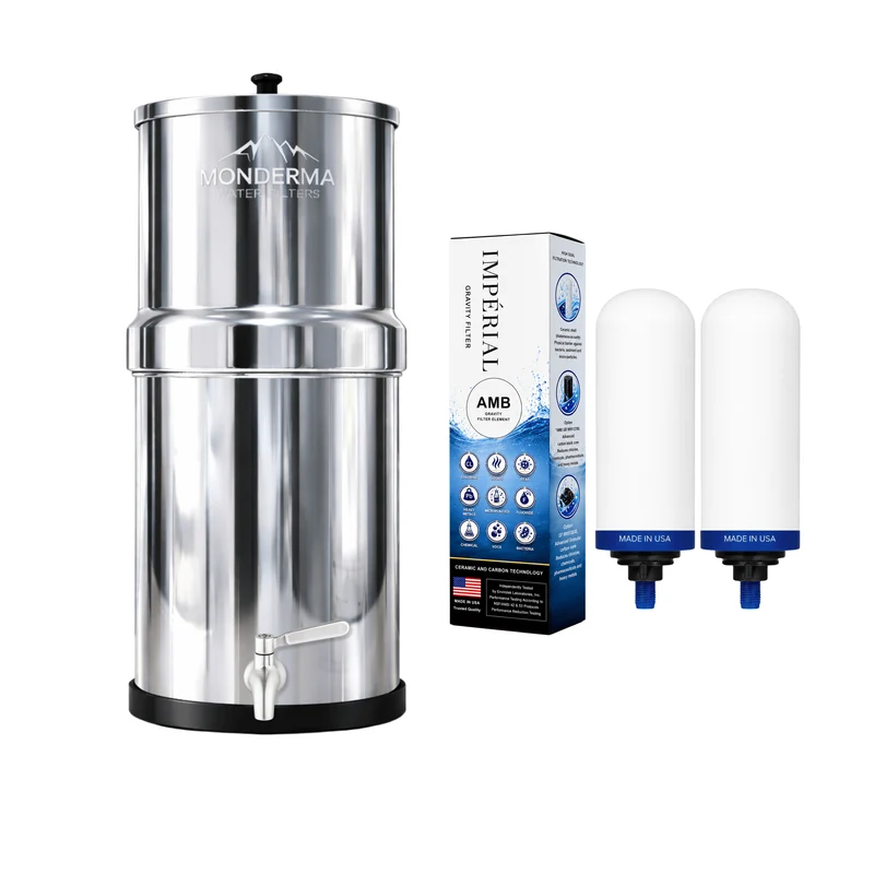 Monderma Travel 5,6 L – 2 filtres Imperial AMB et robinet inox