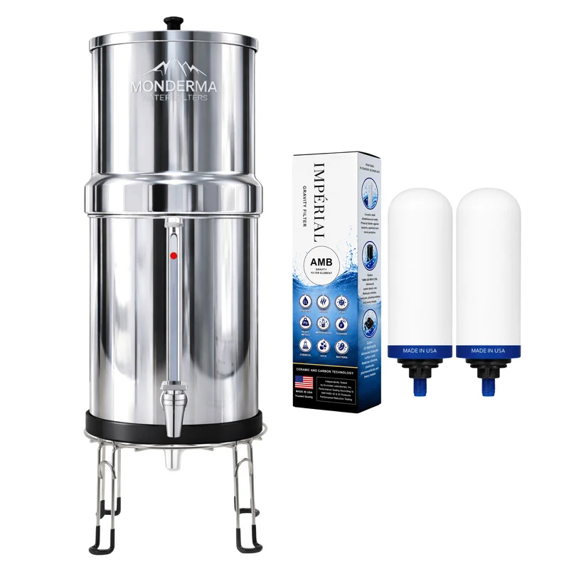 Pack Monderma Big 8,5 L – 2 Imperial AMB, base inox et robinet avec niveau