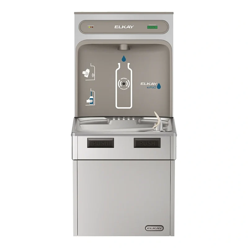 Fontaine à eau Elkay LMABF8WSS2KN avec remplissage ultra-rapide des bouteilles – Acier inoxydable – Idéale pour les écoles et les salles de sport | Jusqu'à 5,7 litres par minute – Max. 30 L/h (copie)