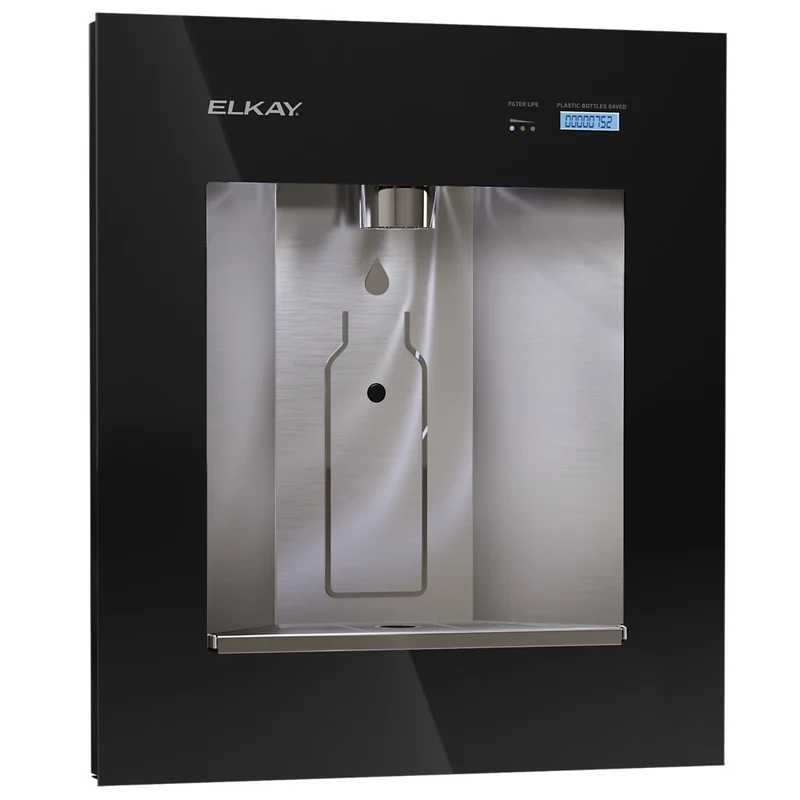 Robinet d'eau glacée mural Elkay LBWD2C00 - Robinet d'eau automatique pour bouteille d'eau - Robinet d'eau potable sans contact