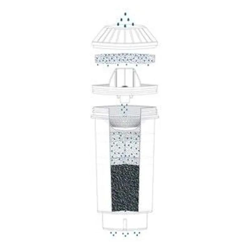 Fontaine à eau Habit Green Line (eau chaude/froide en bouteille), avec réservoir d'eau filtré et distributeur de gobelets | 4,6 L/heure