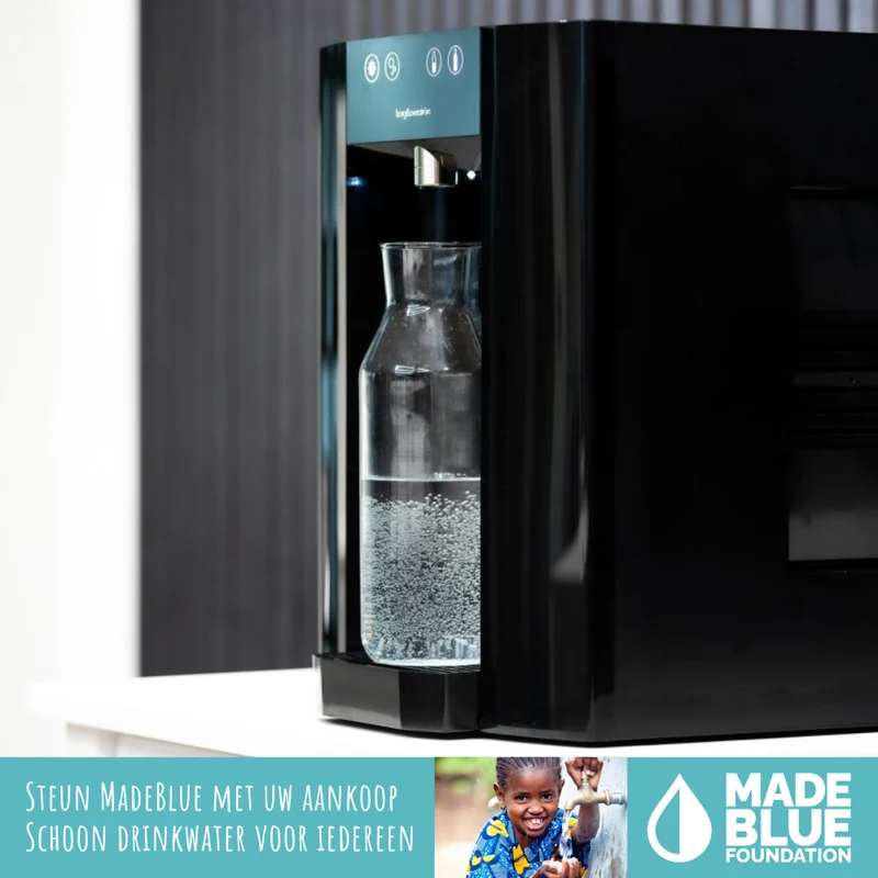 Fontaine à eau sur secteur Habit Horeca avec EcoMode, protection UV et système de dosage ! | Capuchon. 80 litres/heure
