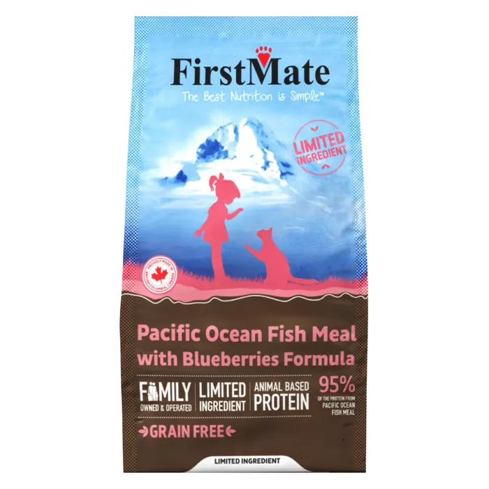 First Mate LID Chat Poisson/bleuets