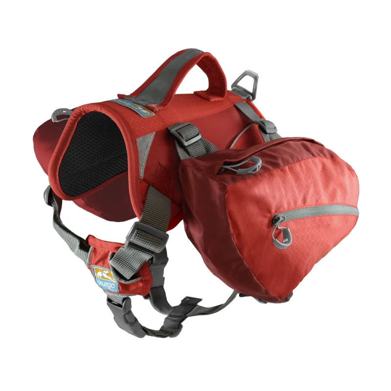 Kurgo Sac à Dos Baxter Pour Chien, Huit Points De Réglages, 50-110lbs - Rouge