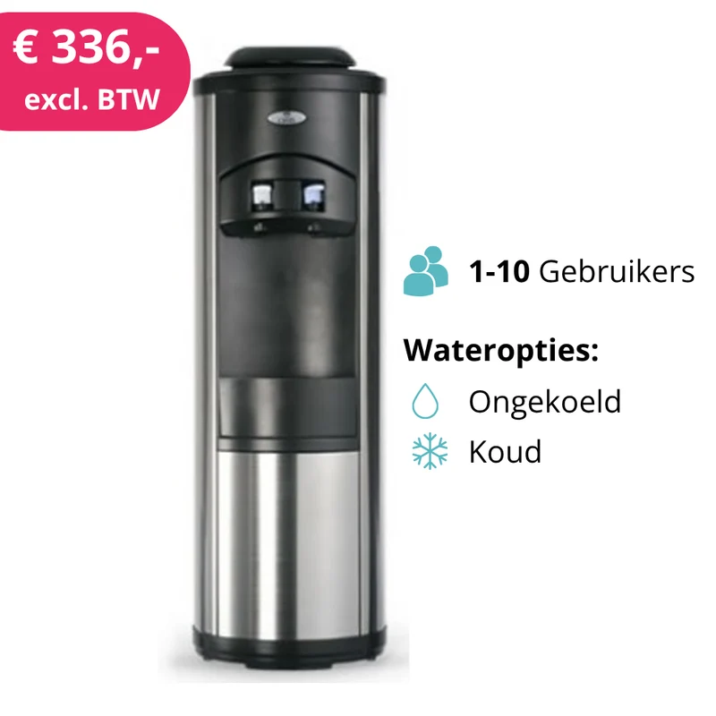 Fontaine à eau de réseau Quarrtz froide/ambiante | 1 à 10 utilisateurs (5,9 litres/heure)