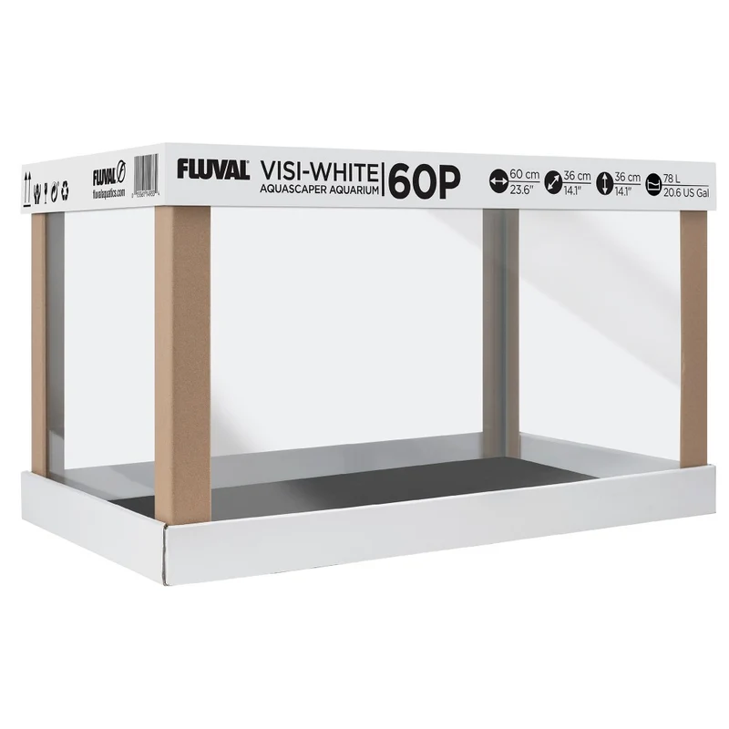 Aquarium Visi-White 60P Fluval - 78 L (20,6 gal US)