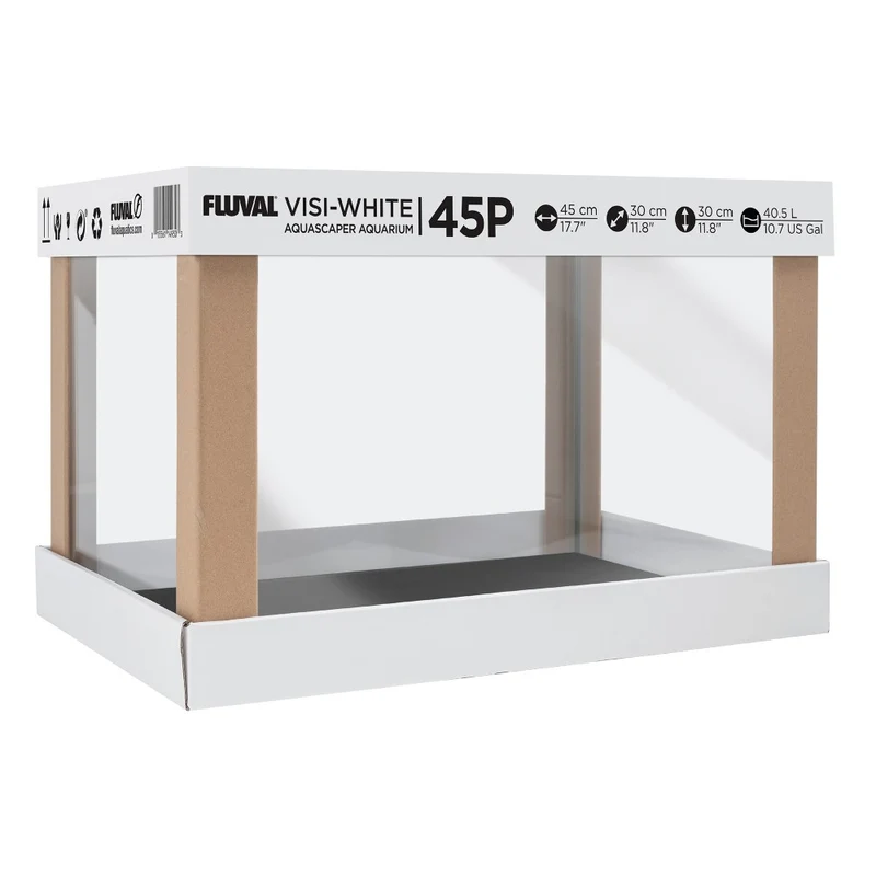 Aquarium Visi-White 45P Fluval - 40,5 L (10,7 gal US)