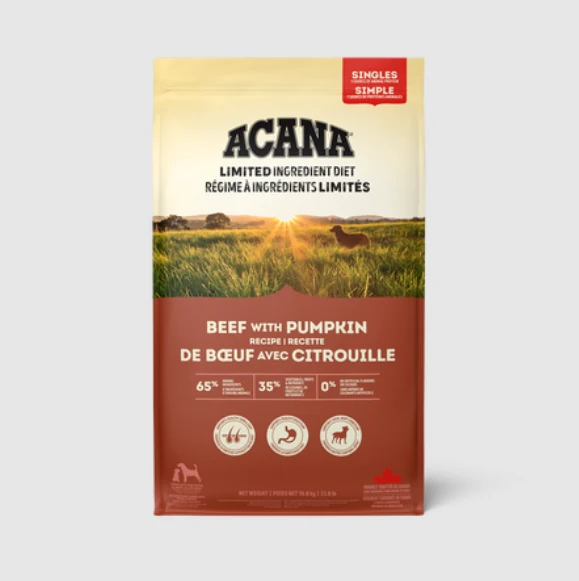 ACANA Chien Simple Recette De BŒUF Avec CITROUILLE