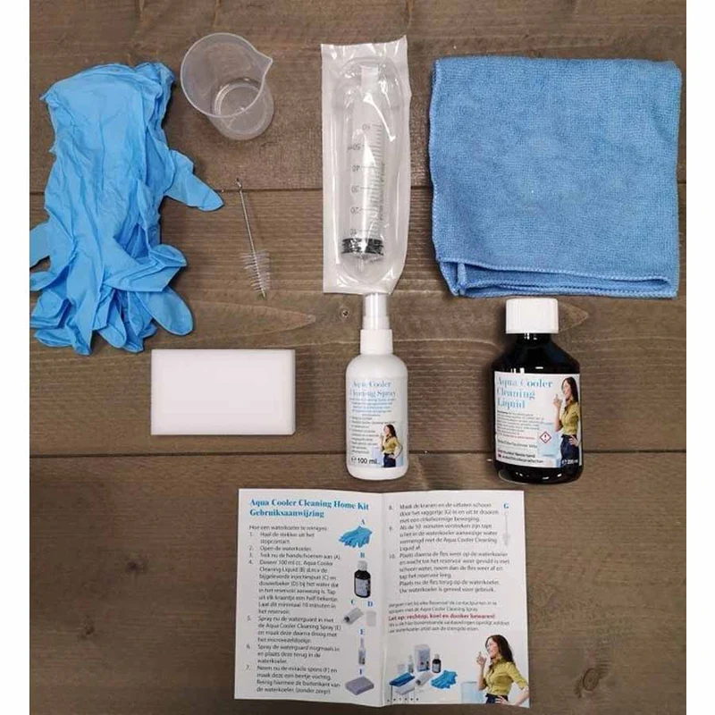Kit de nettoyage professionnel pour fontaine à eau Aqua Cooler