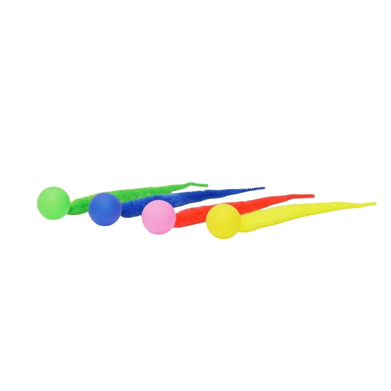 Bud'z Jouets pour chat - Balles chenille colorées - 20 cm