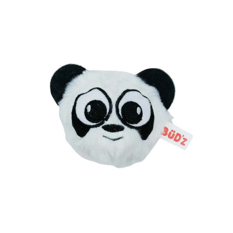 Bud'z Jouet en caoutchouc pour chien - Balle à pointes - Enveloppée - Panda - 6.5 cm