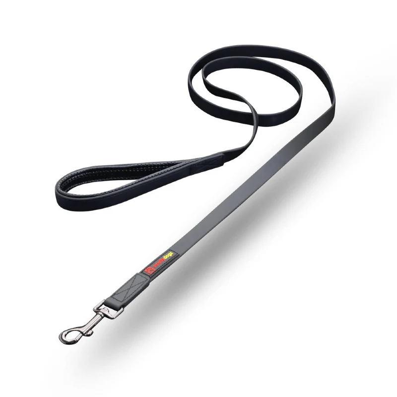 Smellydogz Laisse "Comfort" - Noire - 6' X 3/4"