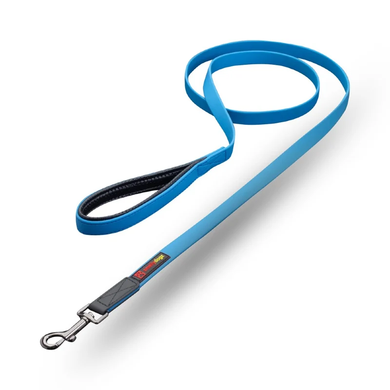 Smellydogz Laisse "Comfort" - Bleue - 6' X 3/4"