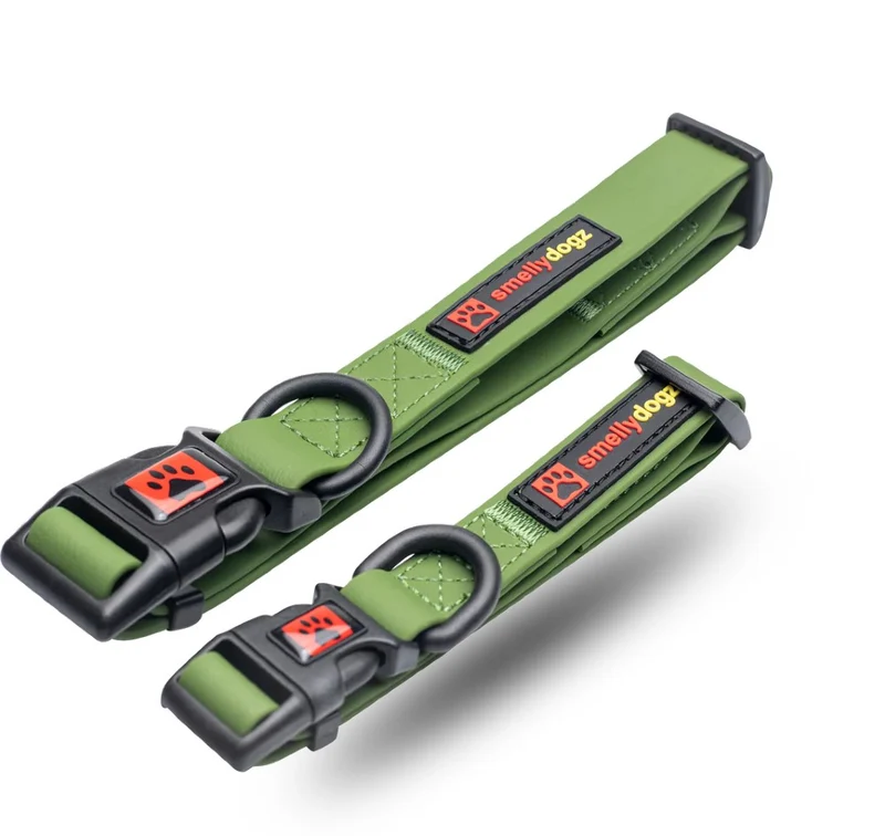 Smellydogz Collier "Comfort" pour chien - Vert