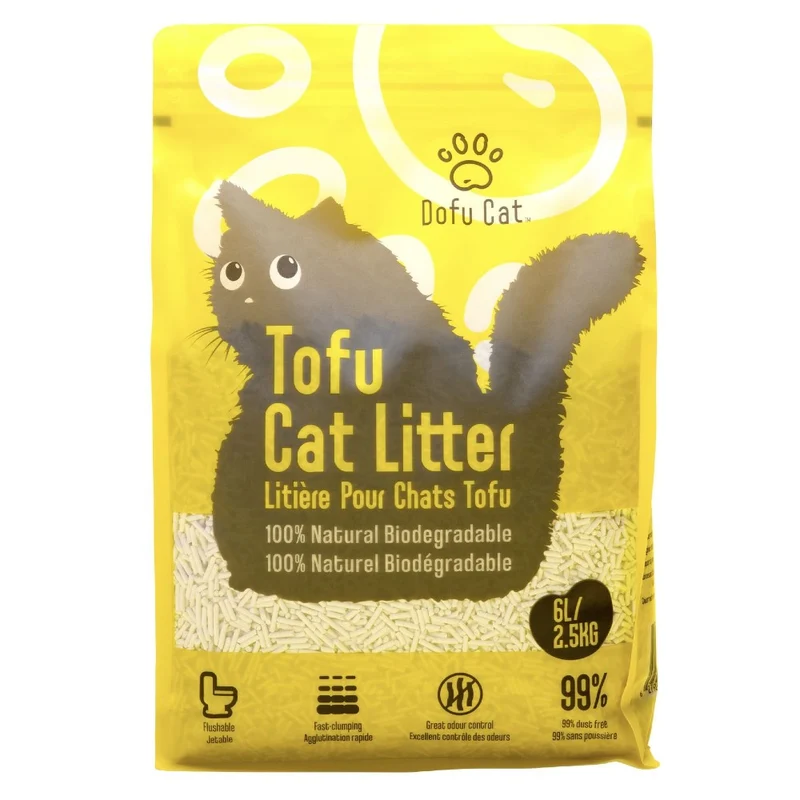 Dofu Cat Litière agglomérante - Formule Tofu