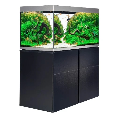 Ensemble Aquarium équipé Siena Fluval 332 L (88 gal US) et meuble noir
