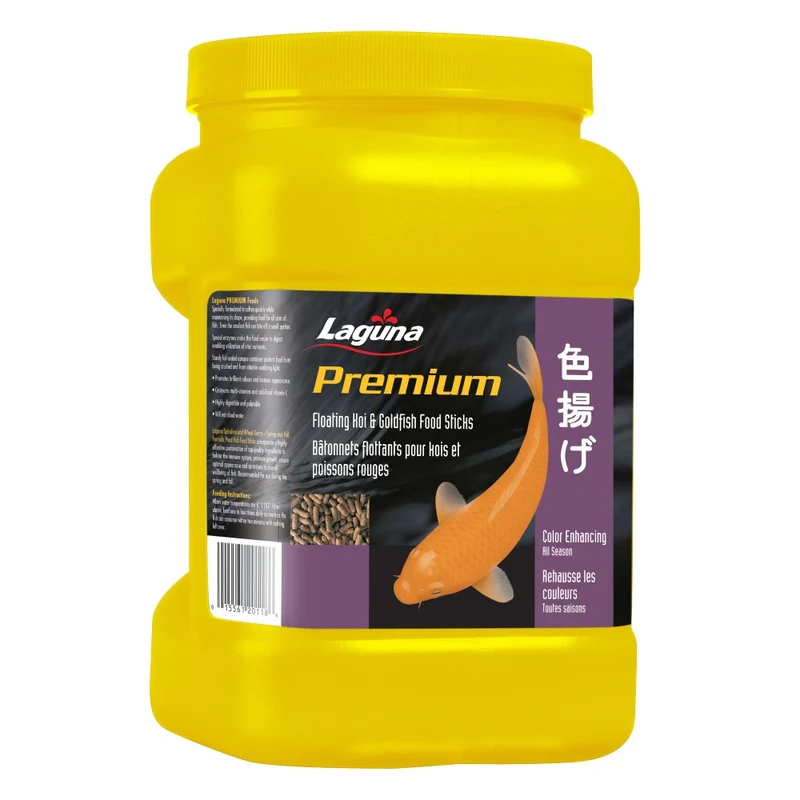 Laguna Bâtonnets flottants Premium rehaussant les couleurs des koïs et des poissons rouges