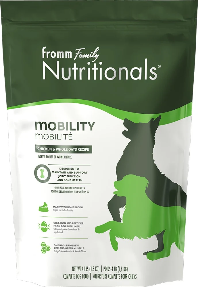 Nourriture Fromm Nutritionals Formule mobilité pour chien - Recette poulet et avoine entière