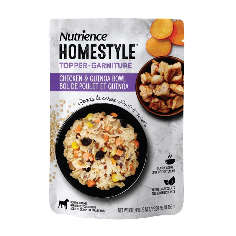 Nutrience garnitures Style maison pour chiens - Poulet et quinoa - 152 gr
