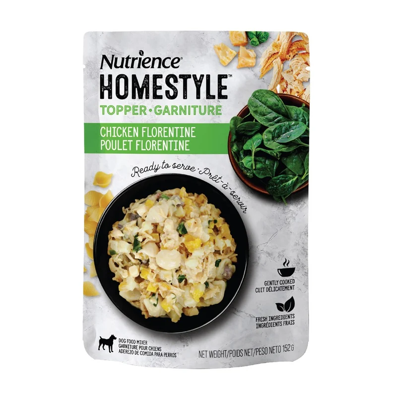 Nutrience garnitures Style maison pour chiens - Poulet florentine - 152 gr