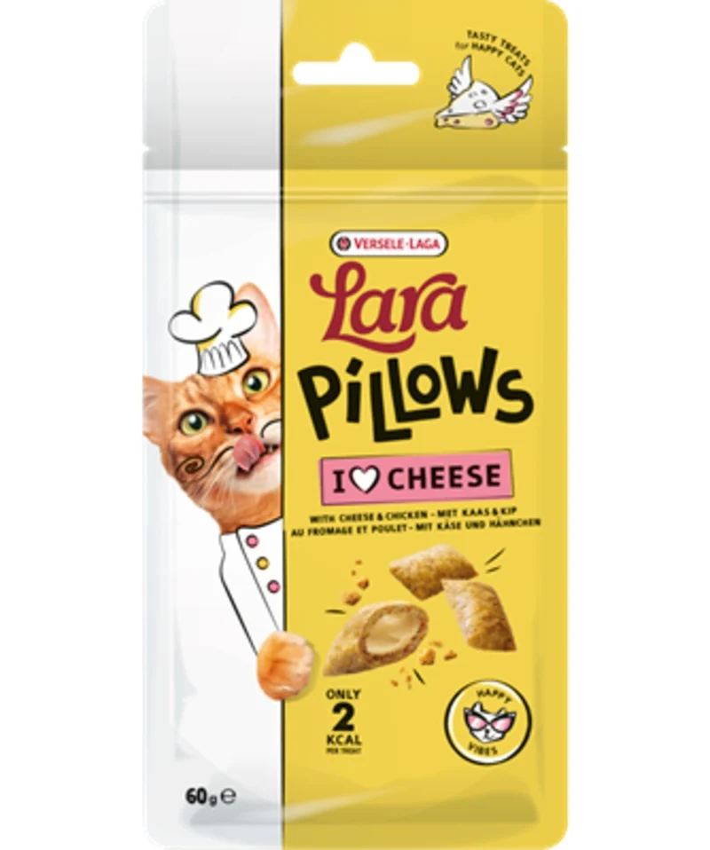 Versele-Laga Friandises pour chats Lara Pillows - Fromage - 60 gr