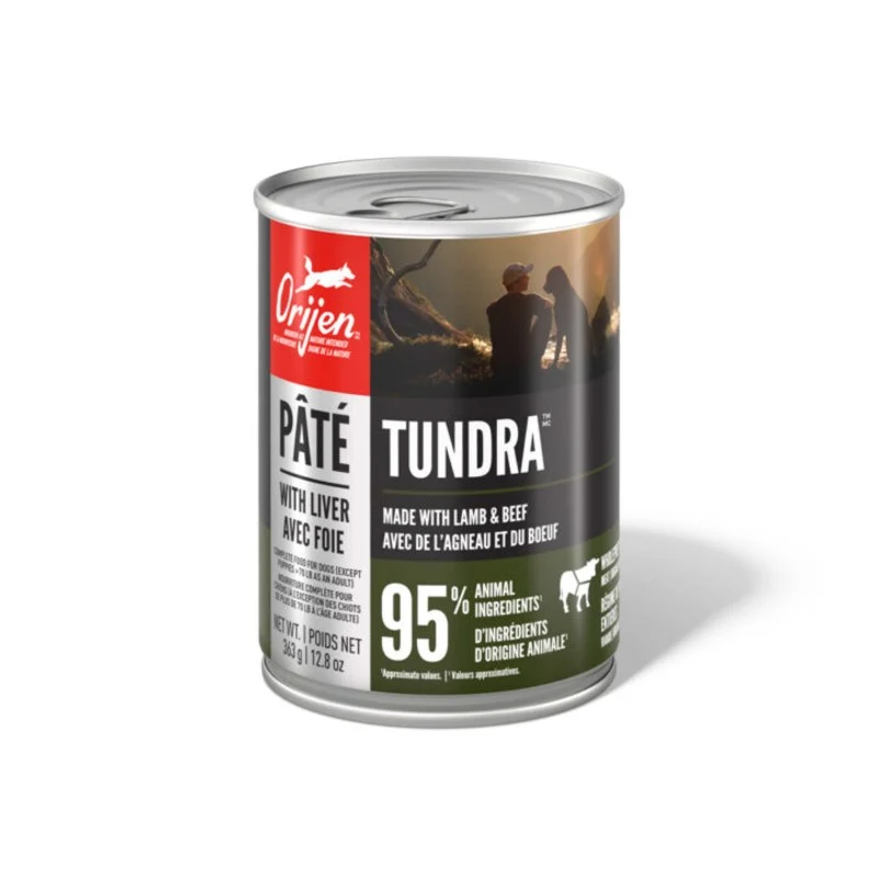 ORIJEN Chien Pâté Tundra avec foie 363 gr