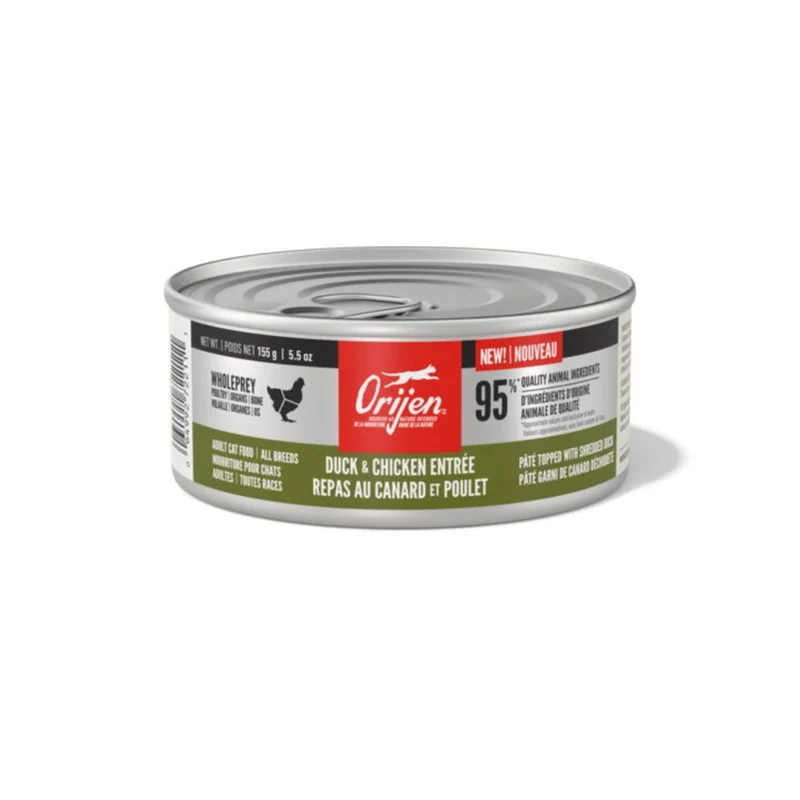 ORIJEN Chat Repas canard / poulet 155 gr