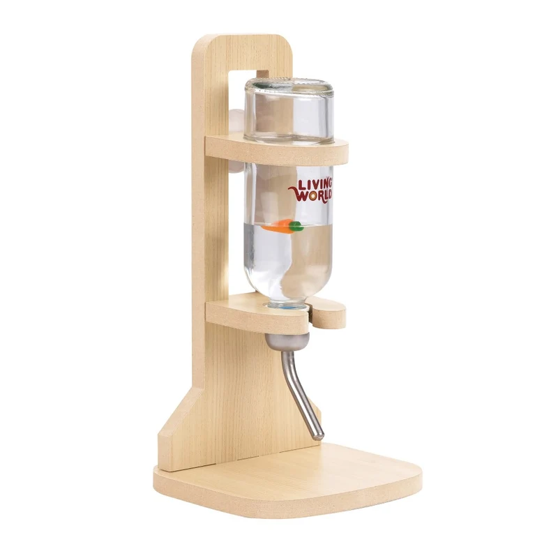 Living World Support en bois SPLASH pour bouteille à eau - 14 x 12 x 28 cm