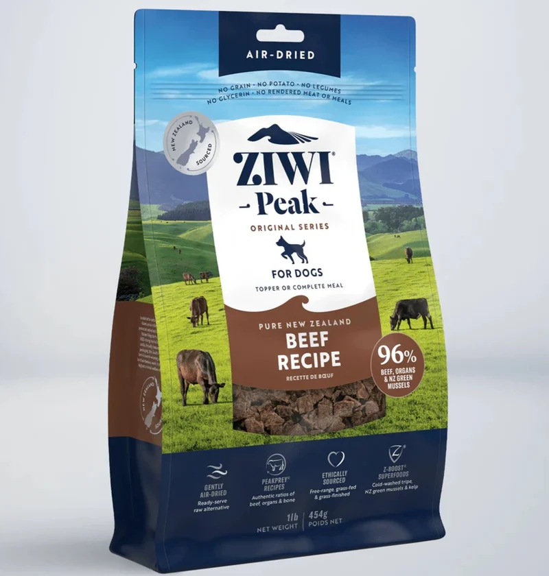 Ziwi Nourriture pour chiens séché à l'air - Boeuf