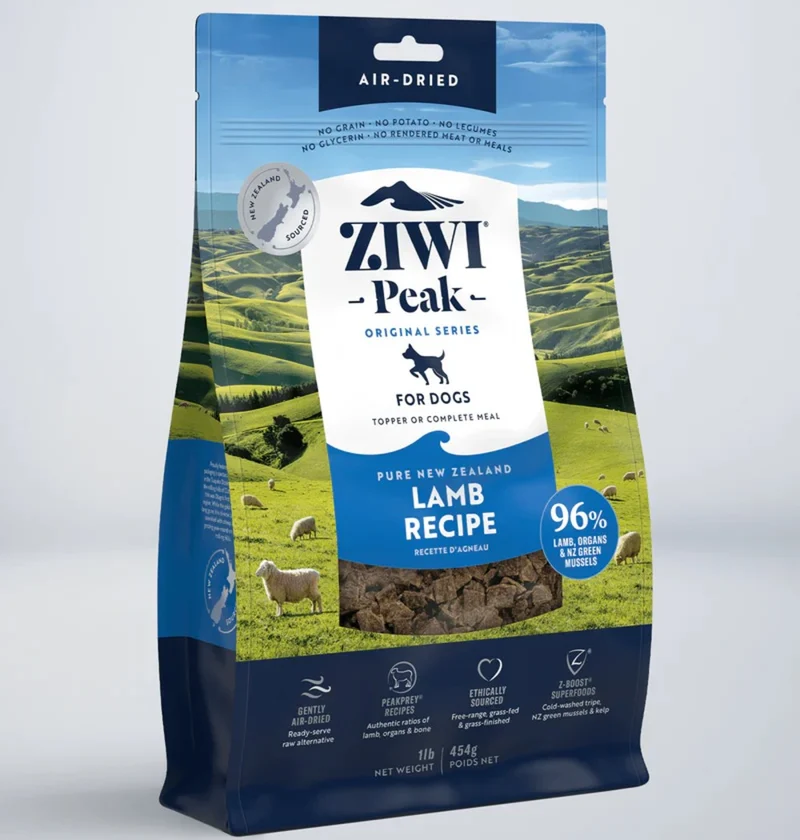 Ziwi Nourriture pour chiens séché à l'air - Agneau