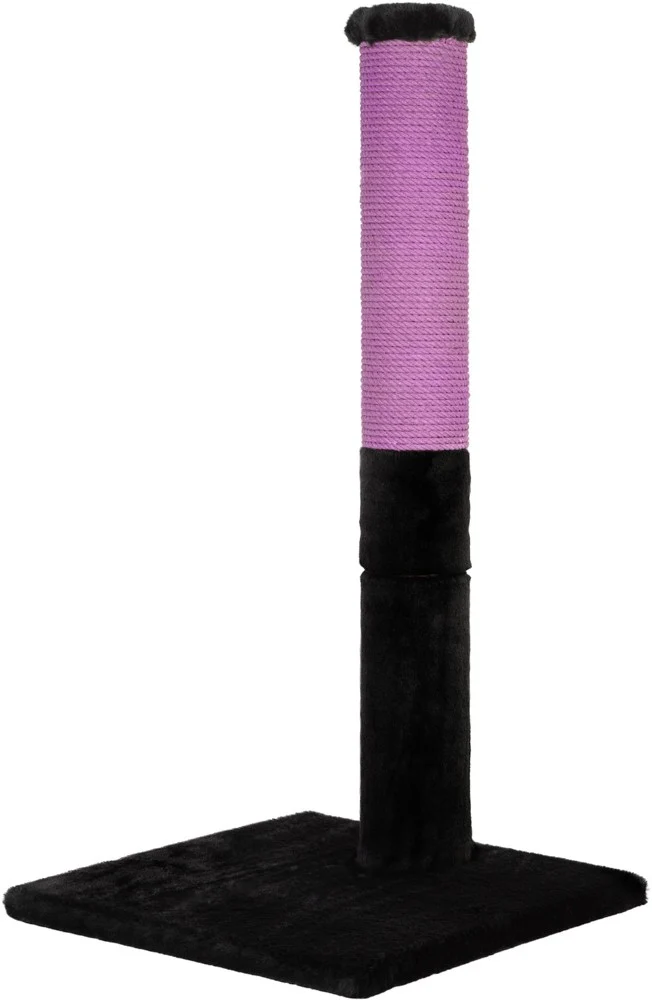 Noba Evolution - 4 en 1 Griffoir Évolutif - Fausse fourrure noire / Corde mauve